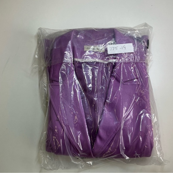 Amanda Smith Stretch Purple Skirt Set Size 12 NWT - Picture 16 of 16